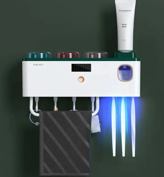 Multifunctional Toothbrush Rack