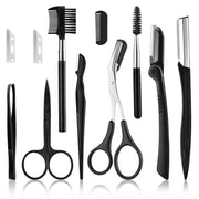 Beauty Tools Zwarte Wenkbrauw Trimming Set - GlowRefresh